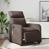 Image de vidaXL Fauteuil de massage, relaxation électrique similicuir marron