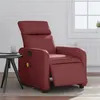 Image de vidaXL Fauteuil de massage, relaxation électrique similicuir bordeaux