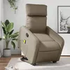 Image de vidaXL Fauteuil de massage, relaxation similicuir cappuccino