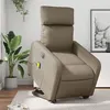 Image de vidaXL Fauteuil de relaxation, massage, inclinable électrique similicuir cappuccino