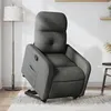 Image de vidaXL Fauteuil de relaxation inclinable tissu gris foncé