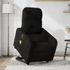Image de vidaXL Fauteuil de massage, relaxation tissunoir
