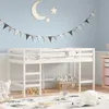 Image de Lit mezzanine d enfants sans matelas avec échelle 90x190 cm
