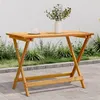 Image de Table a manger fixe sans tiroir vidaxl 2 personnes en bois 90 x 65 cm