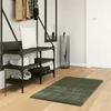 Image de vidaXL Tapis HUARTE à poils courts doux et lavable vert forêt 60x110cm 375089