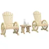 Image de vidaXL Salon de Jardin 3 pcs, Chaises et Table de Patio, Ensemble de Meubles, Mobilier de Terrasse Patio Extérieur, Bois de 3207121