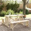 Image de vidaXL Ensemble à Manger de Jardin 3 pcs, Sièges et Table de Patio, Ensemble de Meubles, Mobilier de Terrasse Extérieur, 3207137