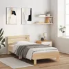 Image de Cadre de lit sans matelas avec tête de lit 100x200 cm