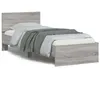 Image de Lit sonoma vidaxl 203 x 95 x 70 cm en contreplaque de couleur