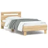 Image de Cadre de lit sans matelas avec lumières LED 90x190 cm