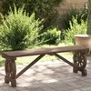 Image de vidaXL Banc de Jardin, Chaise de Camping, Siège de Pique-nique, Meuble de Terrasse Arrière-cour Patio Extérieur, Bois de 365112