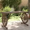 Image de vidaXL Table de Jardin, Table à Manger Rectangulaire, Meuble de Pique-nique Patio Balcon Arrière-cour Terrasse Extérieur, 365114