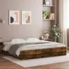 Image de vidaXL Cadre de lit à tiroirs chêne fumé 160x200 cm bois d'ingénierie, lit, lit de rangement, cadre de lit double, lit 3207263