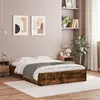 Image de vidaXL Bedframe met lades bewerkt hout gerookt eikenkleurig 120x200 cm3207284