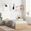 Image de Cadre de lit avec tiroirs sans matelas chêne sonoma 90x200 cm