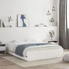 Image de vidaXL Bedframe met lades bewerkt hout wit 140x190 cm3207301