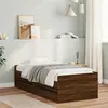 Image de vidaXL Bedframe met lades bruin eikenkleur 75x190 cm Small Single3207363