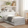 Image de vidaXL Bedframe met lades grijs sonoma eikenkleurig 90x190 cm3207383