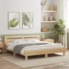 Image de Cadre de lit sans matelas chêne sonoma 180x200 cm