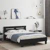Image de Cadre de lit sans matelas noir 120x190 cm
