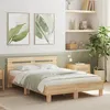 Image de Cadre de lit sans matelas chêne sonoma 120x190 cm