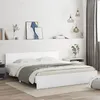 Image de Cadre de lit sans matelas blanc 180x200 cm