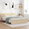 Image de Cadre de lit sans matelas chêne sonoma 140x200 cm