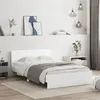 Image de vidaXL Cadre de lit avec tête de lit blanc 120x200 cm 3207490