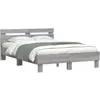 Image de Sommier vidaxl 135x190 cm non communique 2 hauteur 70 cm