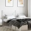 Image de vidaXL Hoofdbord 180 cm metaal wit374424