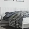 Image de vidaXL Tête de lit métal blanc 180 cm 374522