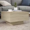 Image de Table basse chêne sonoma 55x55x31 cm bois d ingénierie