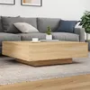 Image de Table basse chêne sonoma 100x100x31 cm bois d ingénierie