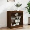 Image de vidaXL Buffet avec Lumières LED, Armoire avec Éclairage, Meuble de Rangement, Organisateur de Salon Salle de Séjour, 836699