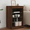 Image de Buffet avec lumières LED chêne marron 41x37x67 cm