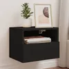 Image de vidaXL Meubles TV muraux 2 pcs noir 40x30x30 cm bois d'ingénierie 836843