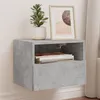 Image de vidaXL Meubles TV muraux 2 pcs gris béton 40x30x30cm bois d'ingénierie 836847