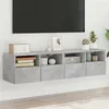 Image de vidaXL Tv-wandmeubels 2 st 60x30x30 cm bewerkt hout betongrijs836861
