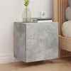 Image de vidaXL Meubles TV muraux 2 pcs gris béton 40,5x30x40cm bois ingénierie 836903