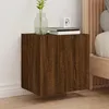 Image de vidaXL Meubles TV muraux 2 pcs chêne marron 40,5x30x40 cm 836909