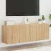 Image de vidaXL Meubles TV muraux 2 pcs chêne sonoma 60x30x41 cm 836943