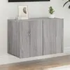 Image de vidaXL Meuble TV mural sonoma gris 60x30x41 cm 836948