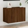 Image de vidaXL Meuble TV mural chêne marron 60x30x41 cm 836950