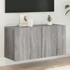 Image de vidaXL Meuble TV mural sonoma gris 80x30x41 cm 836962