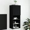 Image de vidaXL Meuble TV avec Lumières LED, Armoire de Télévision Murale avec Rangement, Meuble Télé Suspendu Salon Salle de Séjour, 837058