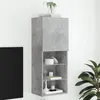 Image de vidaXL Meuble TV avec Lumières LED, Armoire de Télévision Murale avec Rangement, Meuble Télé Suspendu Salon Salle de Séjour, 837060
