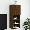 Image de vidaXL Meuble TV avec Lumières LED, Armoire de Télévision Murale avec Rangement, Meuble Télé Suspendu Salon Salle de Séjour, 837063