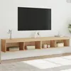 Image de vidaXL Tv-meubels met LED-verlichting 2 st 100x30x30 cm sonoma eiken837160