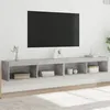 Image de vidaXL Tv-meubels met LED-verlichting 2 st 100x30x30 cm betongrijs837162