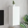 Image de Meuble TV mural avec lumières LED blanc 30,5x35x70 cm